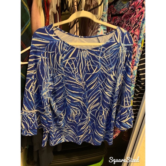 Lilly Pulitzer Laddie Top in Early Riser - Picture 2 of 3